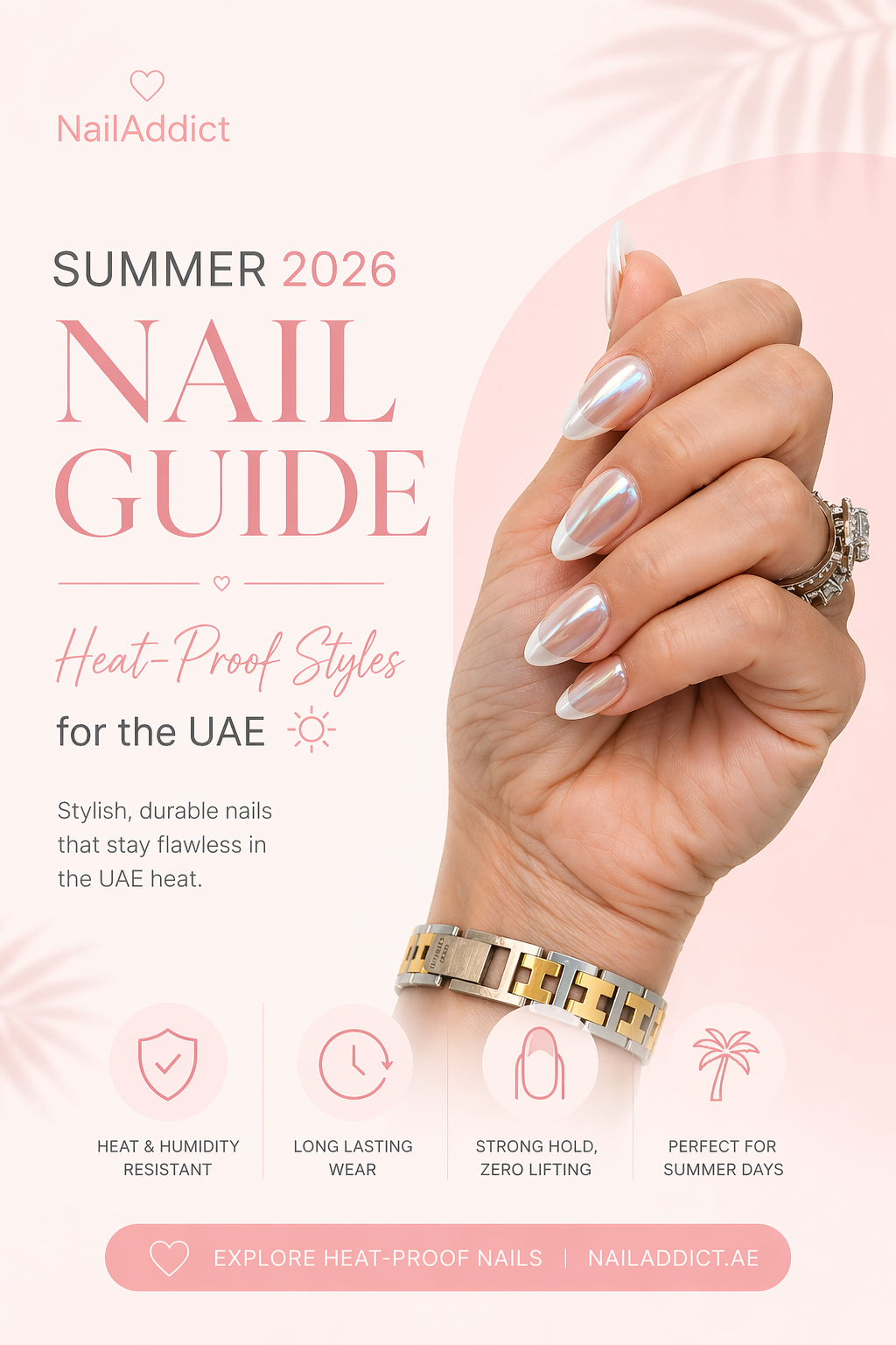 Summer 2026 heat-proof press-on nail styles for UAE – Nail Addict Dubai