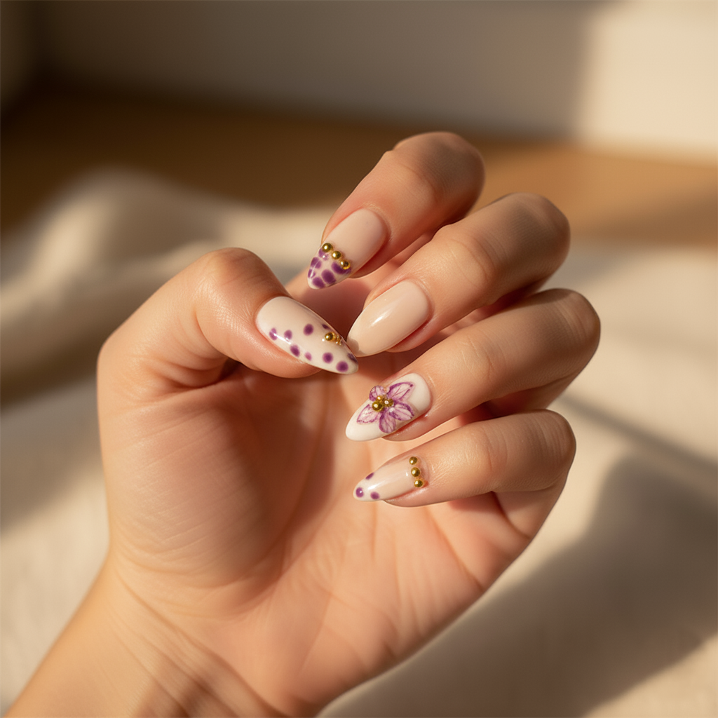 Nail Addict soft gel press-on nails proven to last over 2 weeks in Dubai's heat and water, perfect for swimming and wudhu.