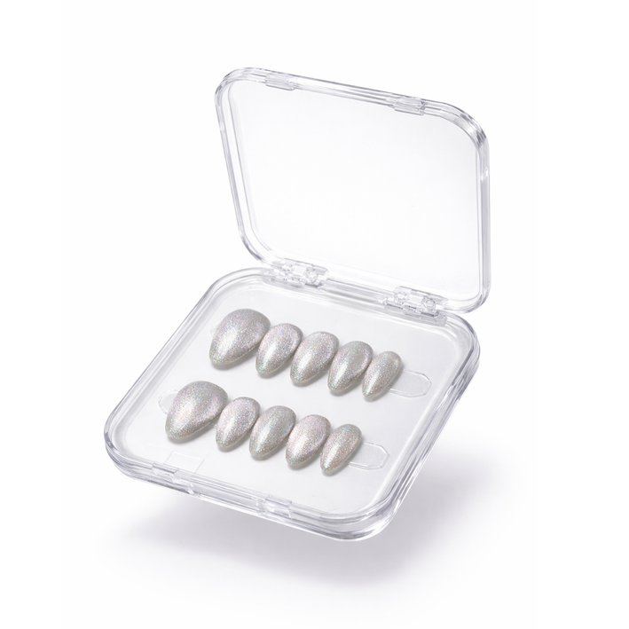 Frosted Snowflake  | Press-On Nails UAE | Reusable Gel Nails |