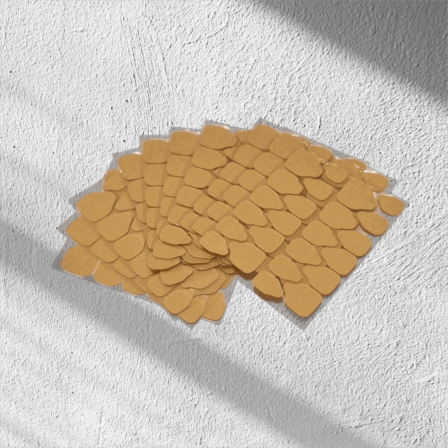 Image showcasing a long-lasting manicure achieved with Nail Addict adhesive stickers.