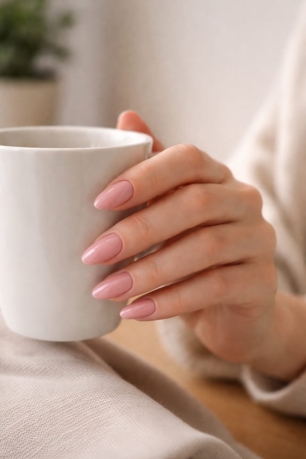 Rose pink press on nails – reusable glossy gel nails UAE – Nailaddict