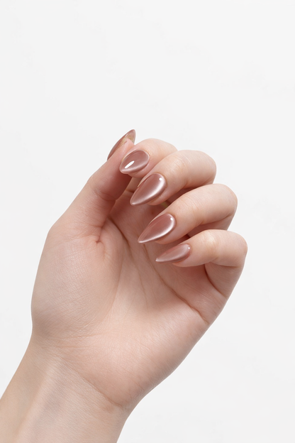 Mulberry Frost - Nail Addict Mulberry Frost luxury press on nails by Nailaddict UAE reusable glossy gel manicure