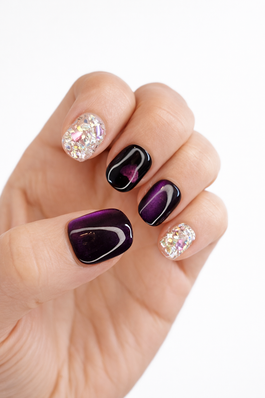 Yas Island - Nail Addict
Yas Island luxury press on nails by Nailaddict UAE reusable glossy gel manicure